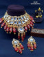 Meenakari Kundan Beaded Jewellery Set